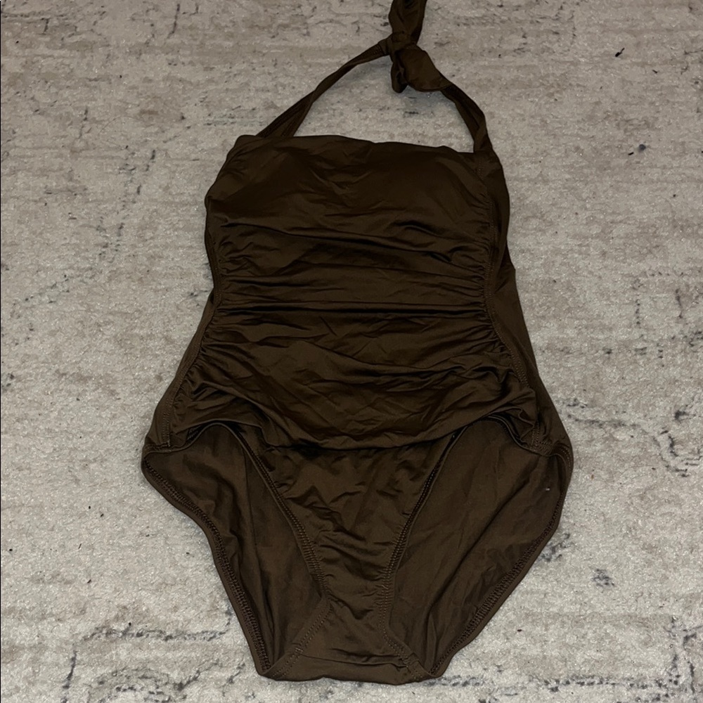 Tommy Bahama Brown One Piece Swimsuit